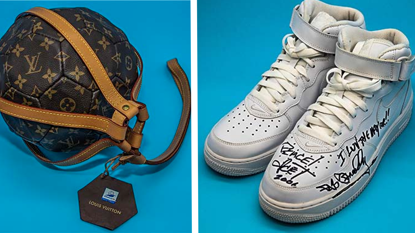 Louis Vuitton soccer ball, signed Nike sneakers among gifts to NYC mayors  up for auction, Trending