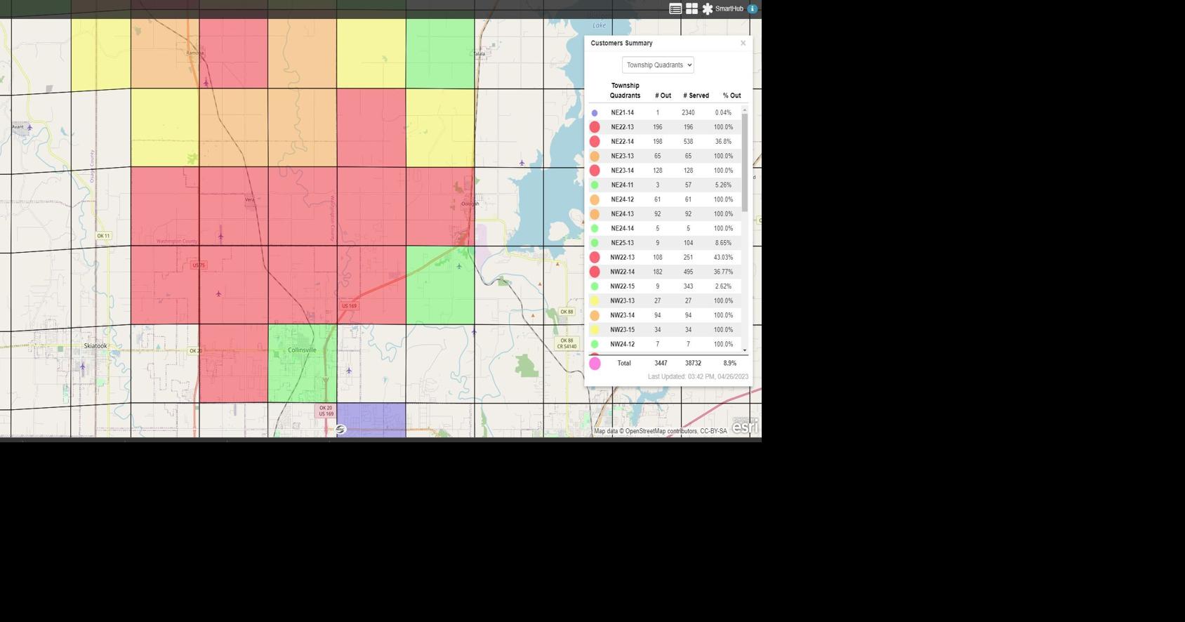 Verdigris Valley Electric Cooperative Thousands out of power News