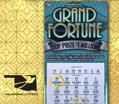 Oklahoma lottery deals scratchers