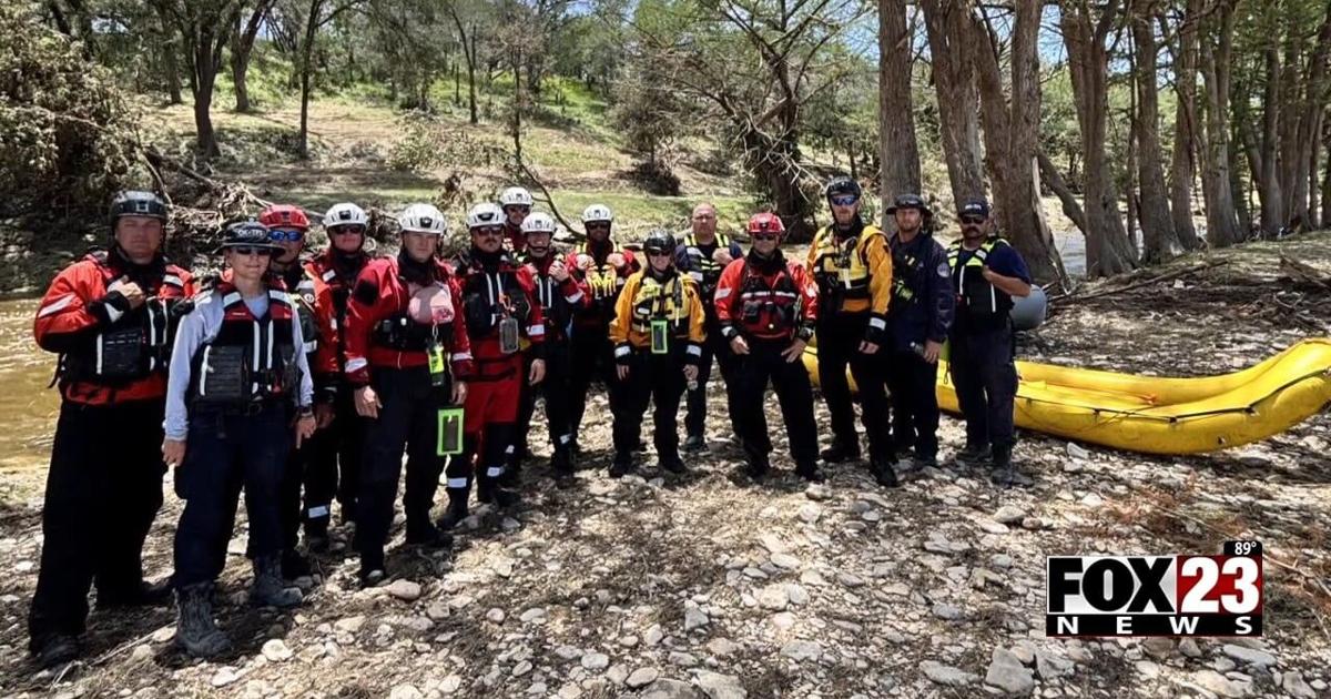 Part Oklahoma Task Force 1 team returns home from rescue and recovery mission in Texas