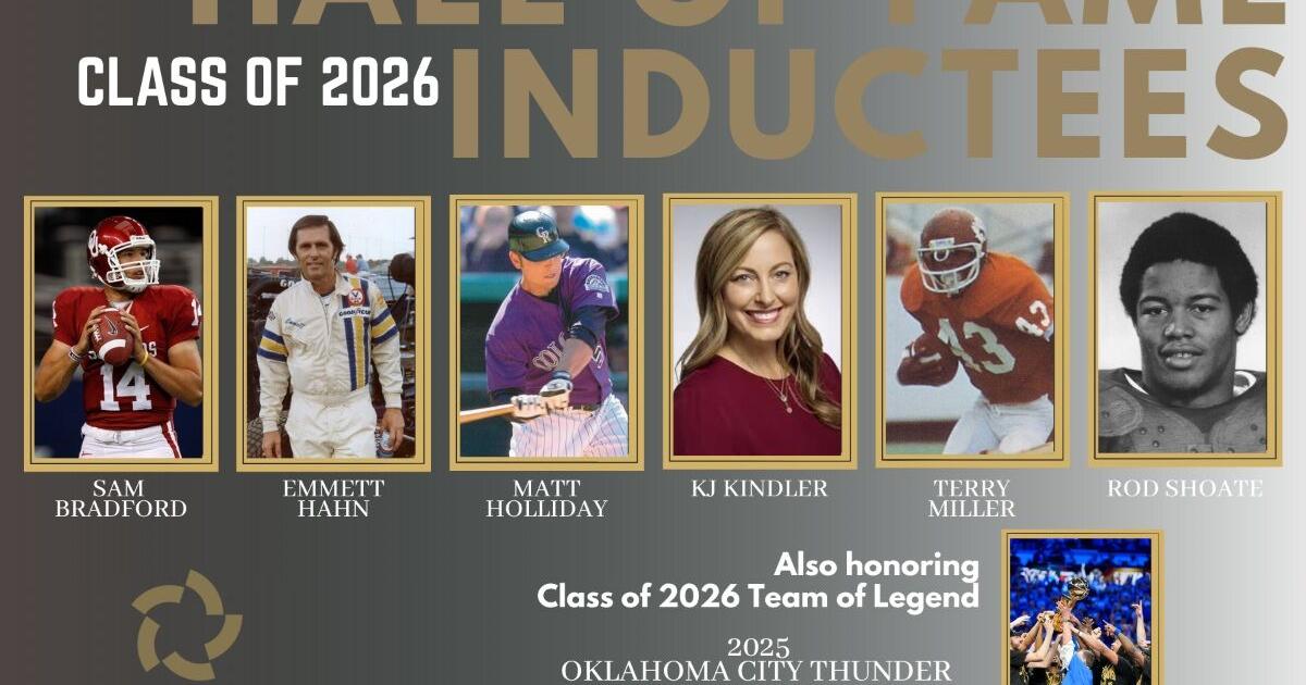 Six selected for the Oklahoma Sports Hall of Fame of 2026