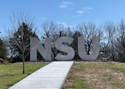 Northeastern State University sign vandalized days after going up | News |  fox23.com