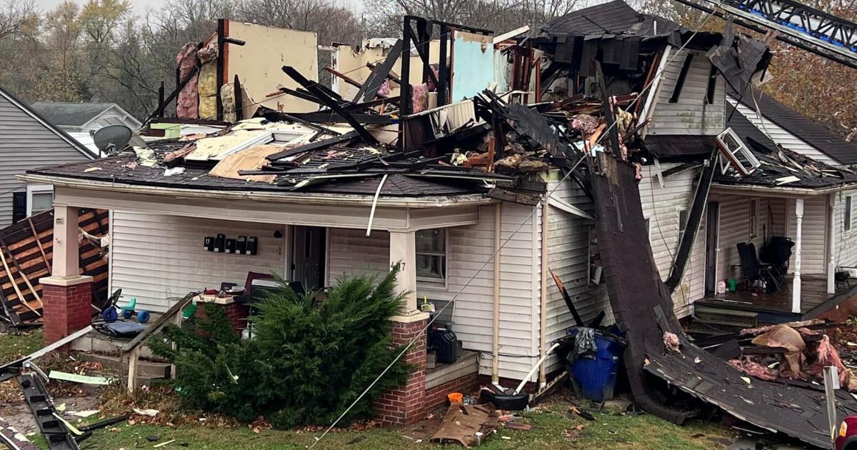 Video shows moment house explodes, injuring 2 people | Trending | fox23.com