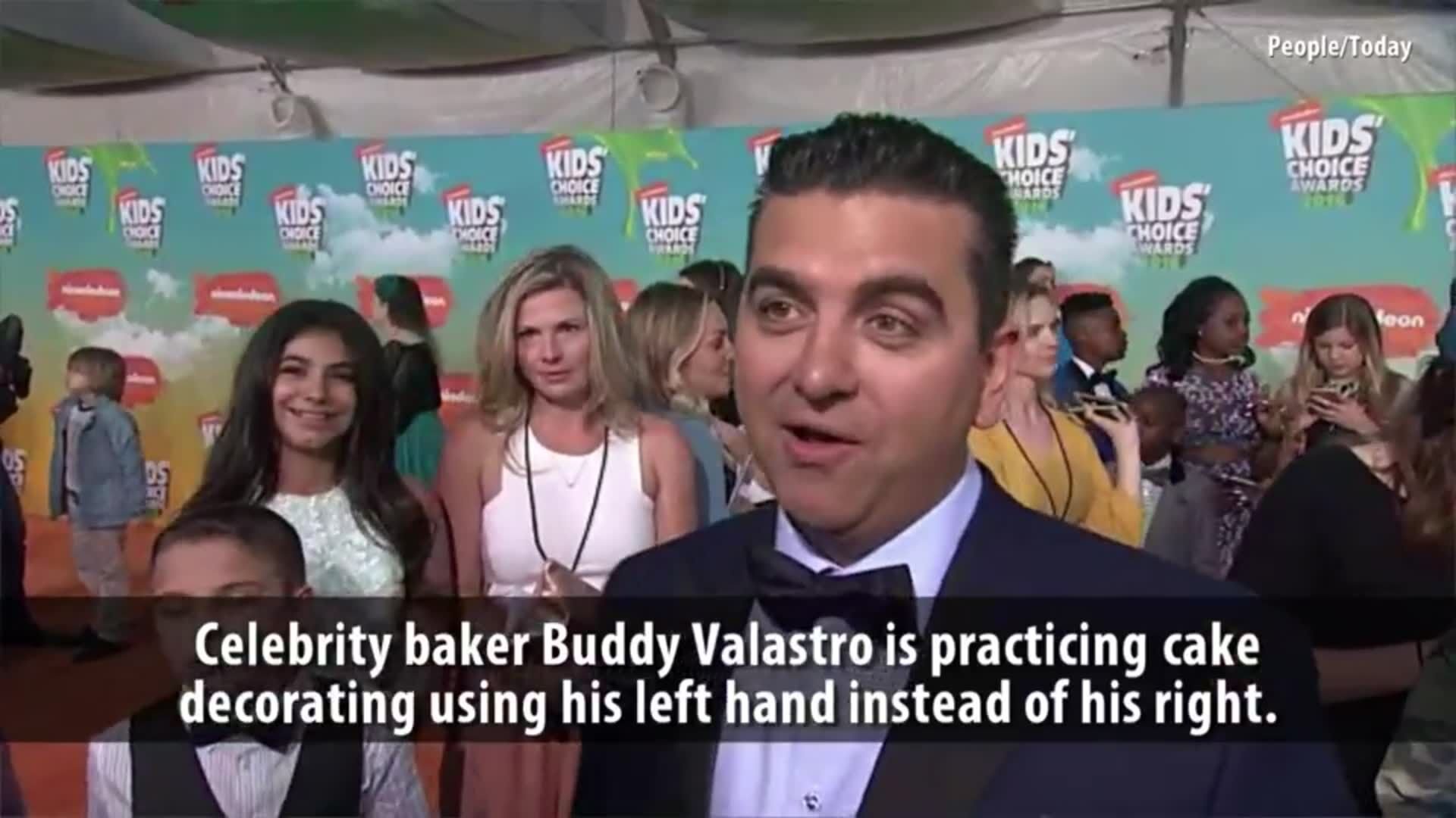 Buddy Valastro brings his Buddy V's Cake Slice to Chuck E. Cheese