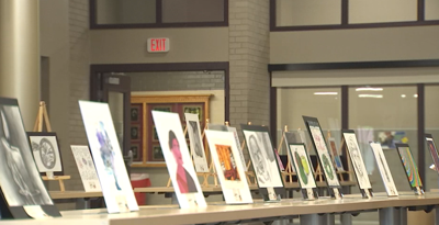 Jenks High School students host art sale benefiting respite care