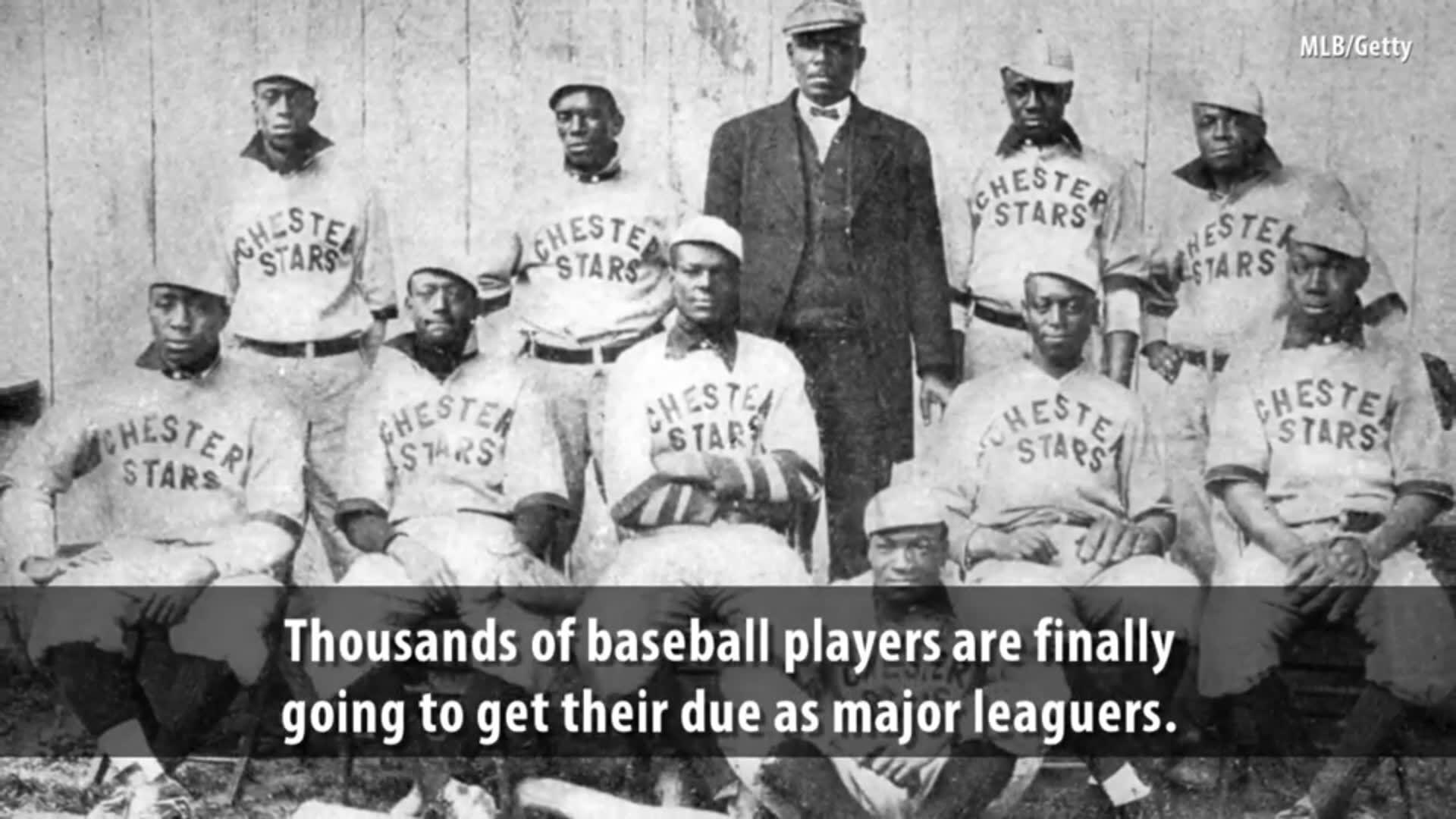 MLB officially recognizes Negro Leagues as major league baseball