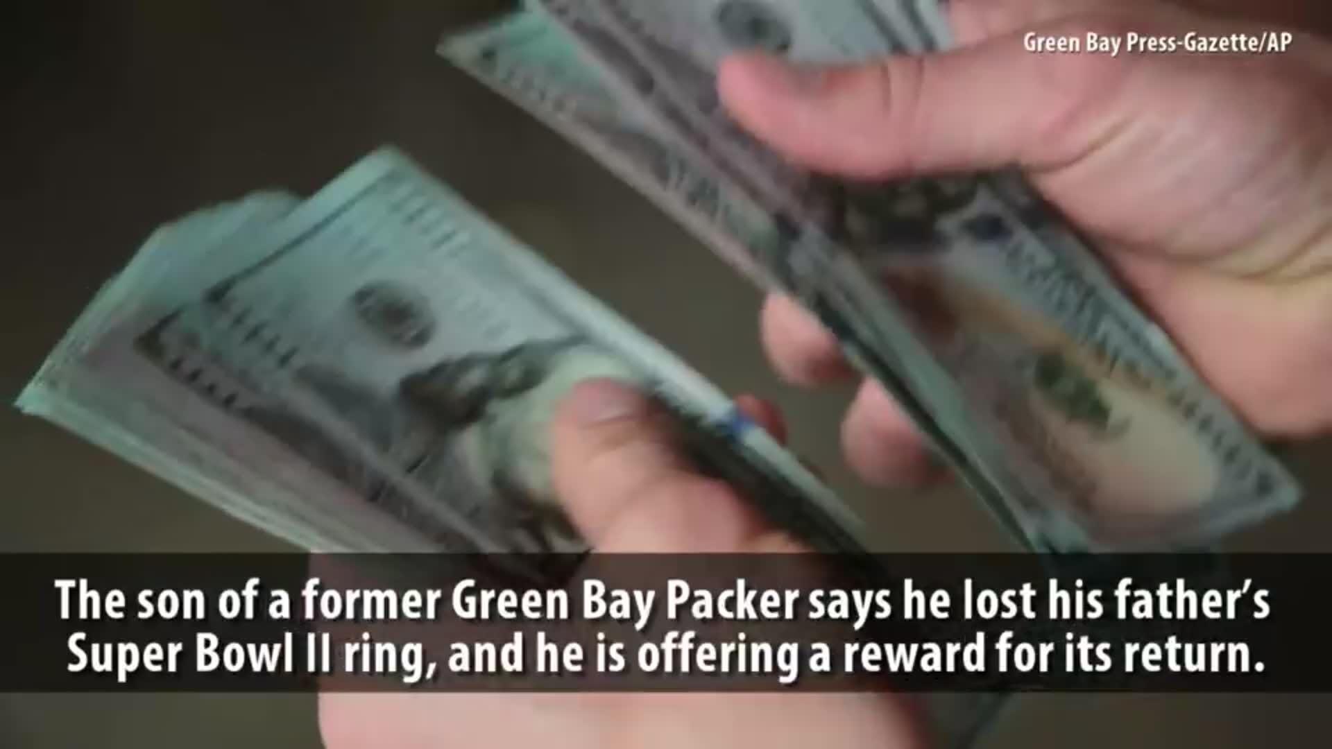 Son of former Packers great loses father's Super Bowl ring at gas station