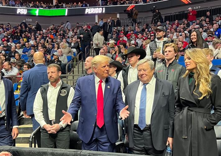 Former President Donald Trump Returns To Tulsa For NCAA Wrestling former-president-donald-trump-returns-to-tulsa-for-ncaa-wrestling