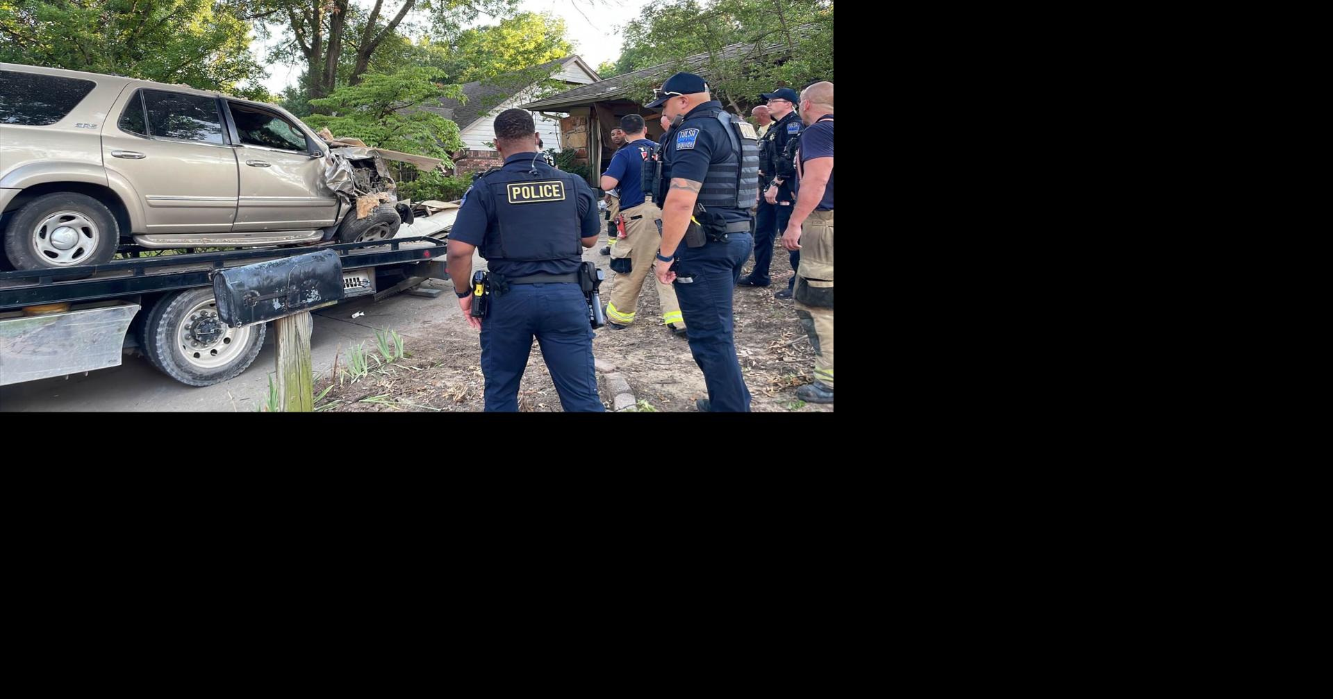 TPD: Elderly woman drives SUV through south Tulsa home