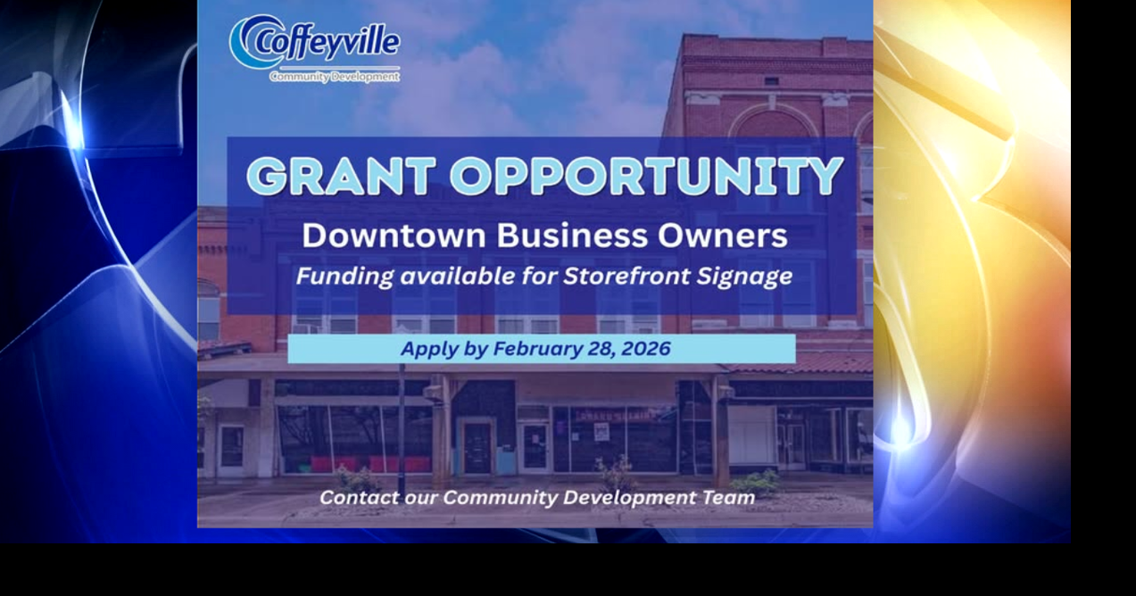 City of Coffeyville opening grant for downtown business owners