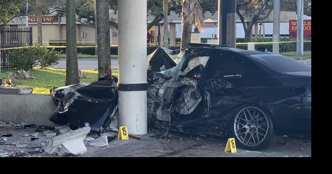 Florida man killed after crashing BMW into bus stop | Trending | fox23.com