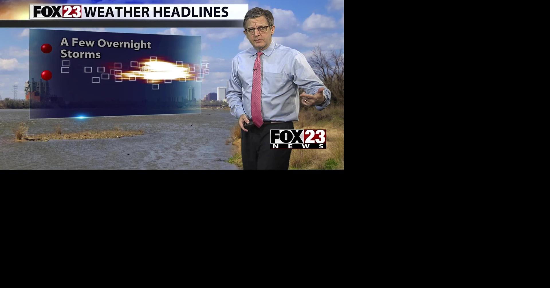 FOX 23 Monday Evening Forecast Weather