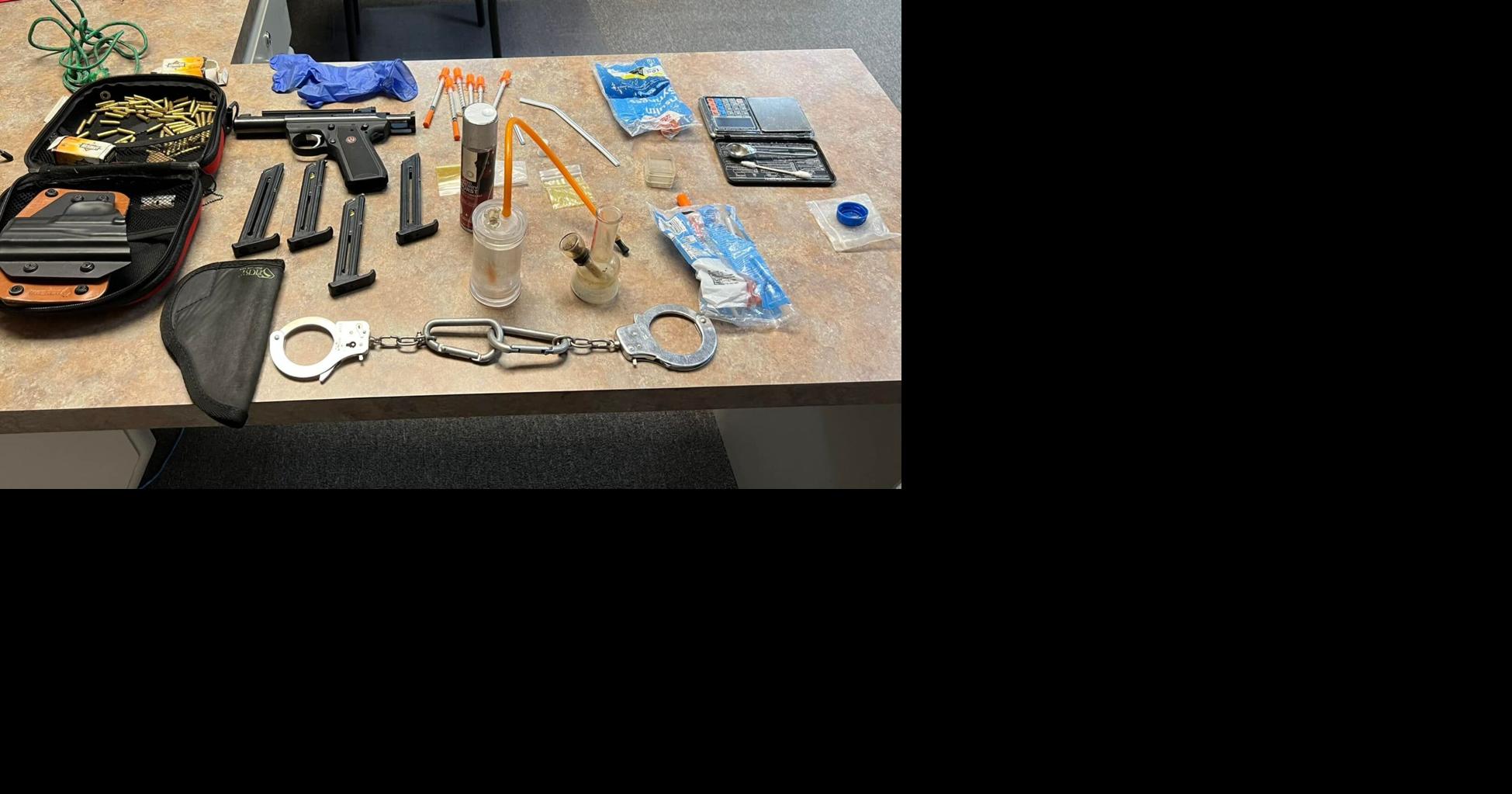 Drumright Police conduct traffic stop, seize items from felon News