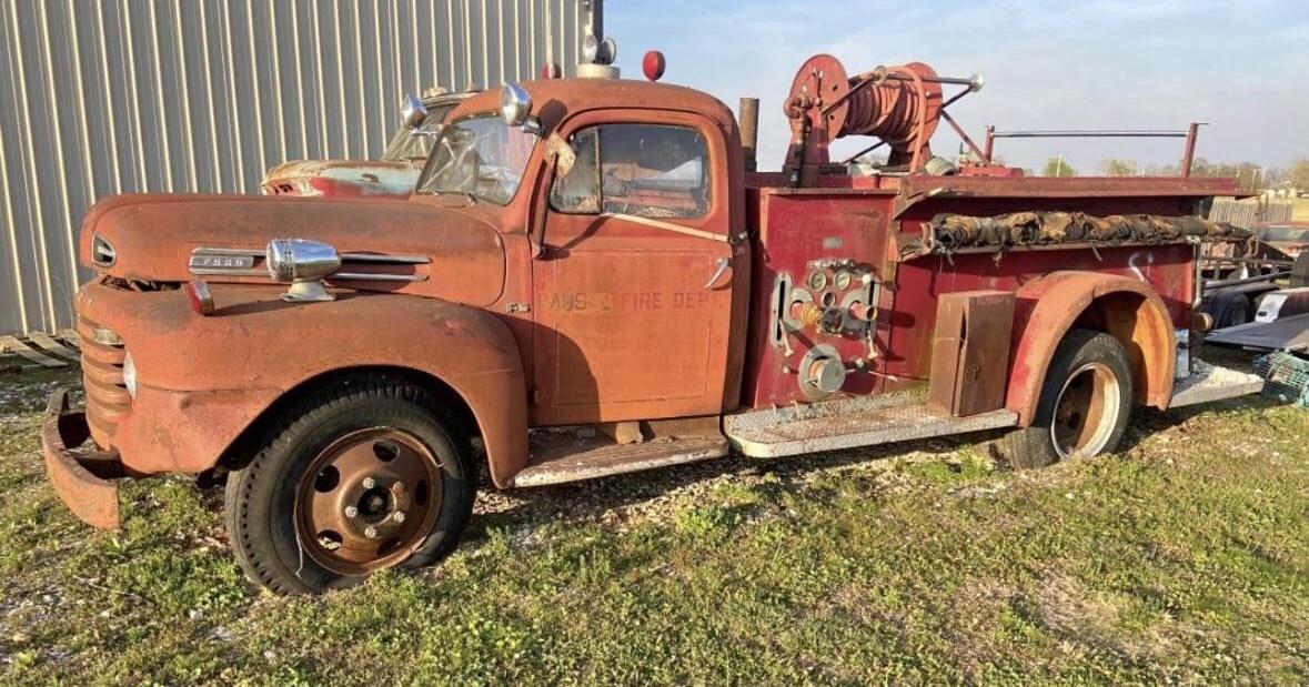 Historic 1949 fire truck returns to Tulsa after rescue from Arkansas scrapyard