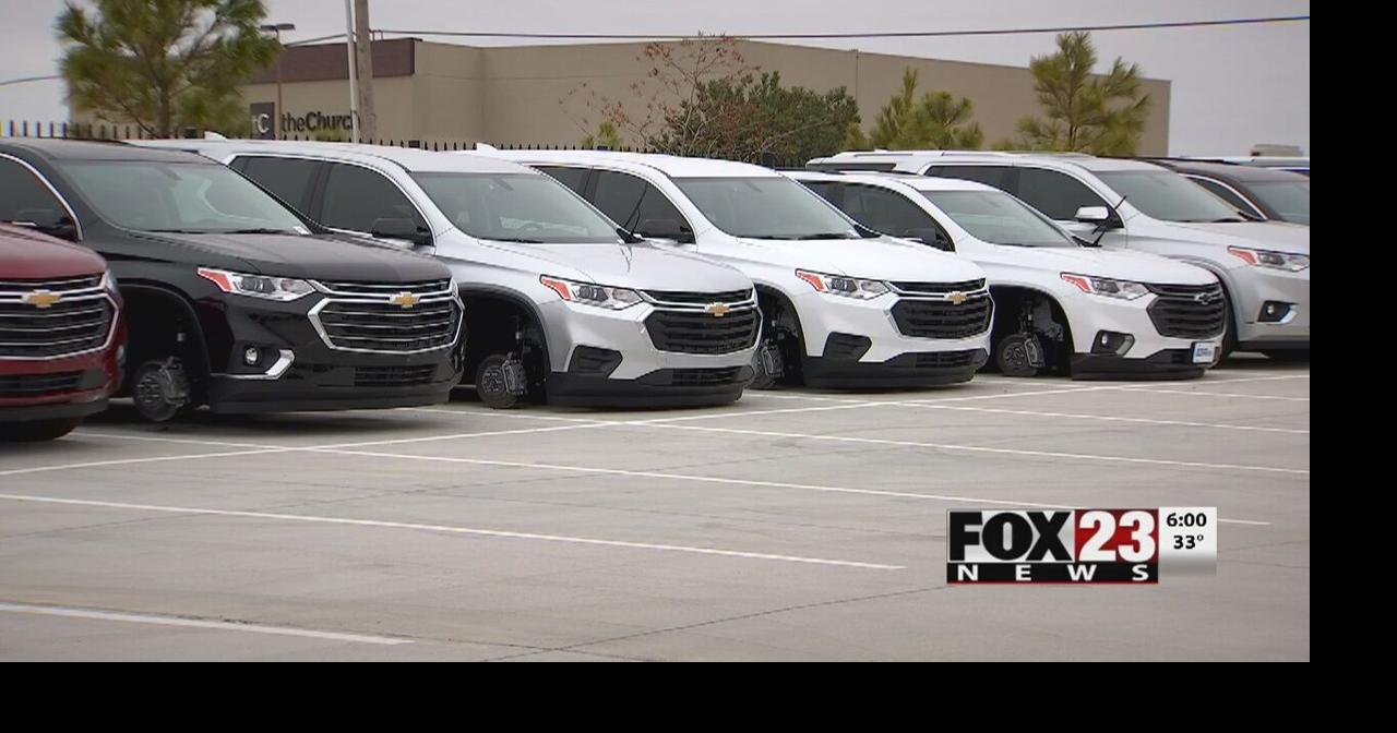 Several wheels stolen off cars at Broken Arrow car dealership News