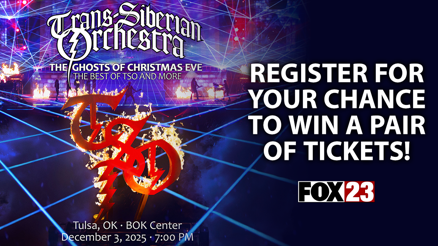 郵送ok! DWEStory and songs FOX23 Trans-Siberian Orchestra Ticket Giveaway | Contests