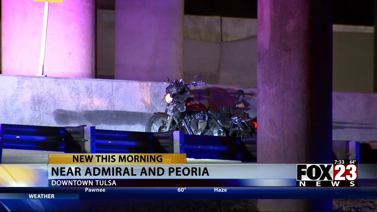 Video: Man dead after motorcycle crash on ramp to US-75 near Admiral and  Peoria