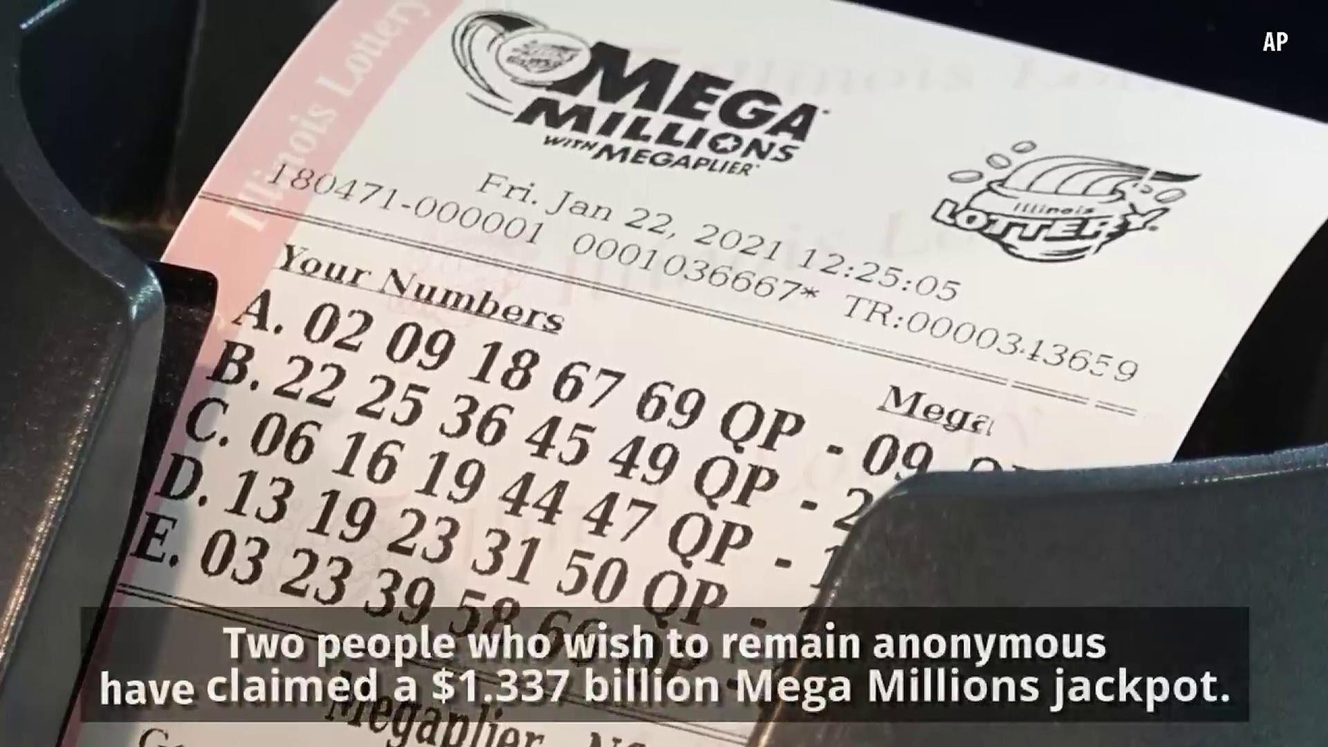 Winning Mega Millions ticket for $1.34 billion sold in Illinois