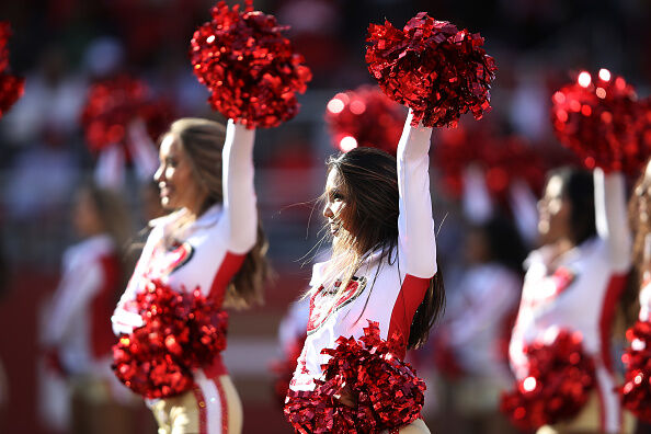 49ers Photo Collections: Gold Rush Cheerleaders