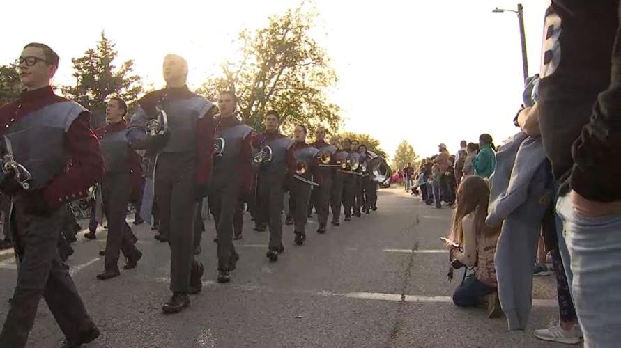 Tournament of Roses President celebrates Trojan Pride Band at Jenks