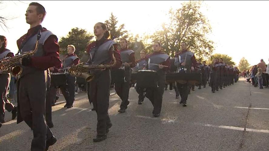 Tournament of Roses President celebrates Trojan Pride Band at Jenks