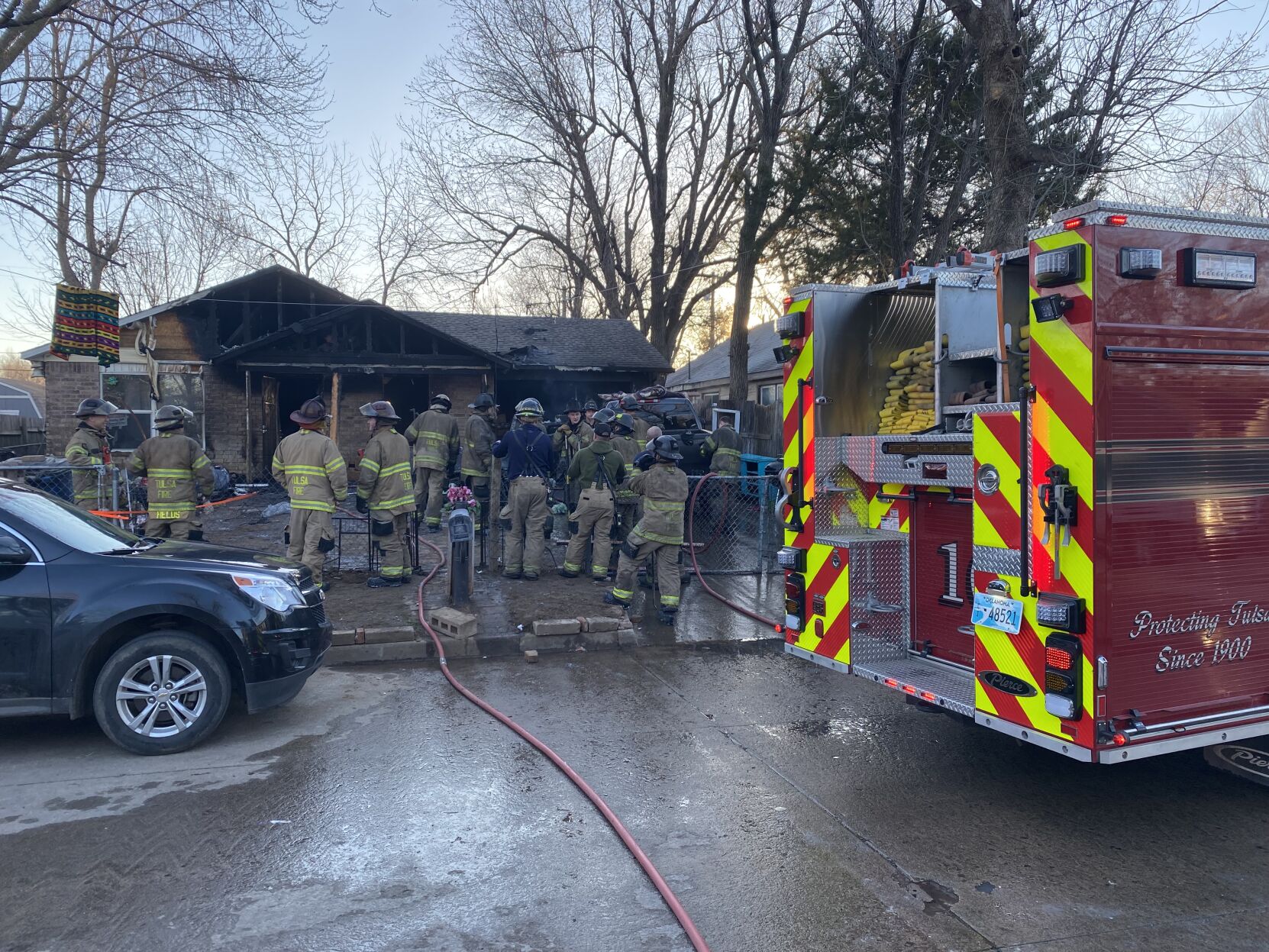 House Fire Causes Large Firefighter Presence In North Tulsa | News ...