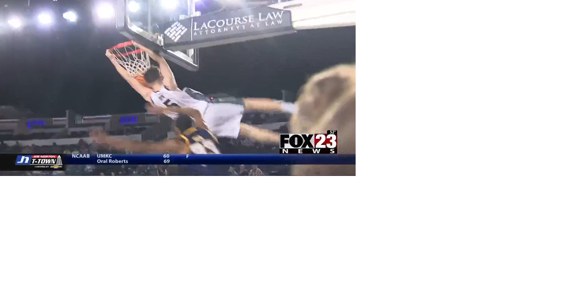 ORU snaps 13-game slide with win over Kansas City