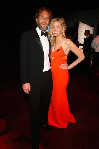 Producer Jesse Itzler and founder of SPANX Sara Blakely attend the News  Photo - Getty Images