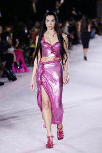 Photos from Star Sightings at Milan Fashion Week's Versace Runway Show