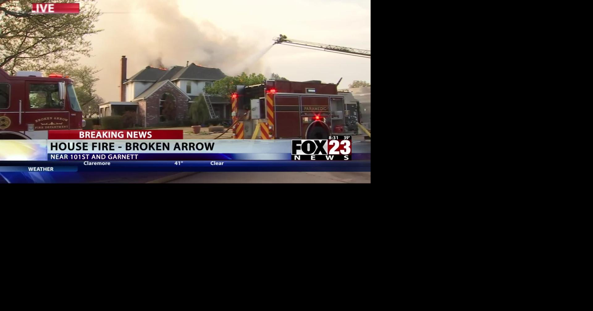 Crews put out house fire in Broken Arrow Local & State