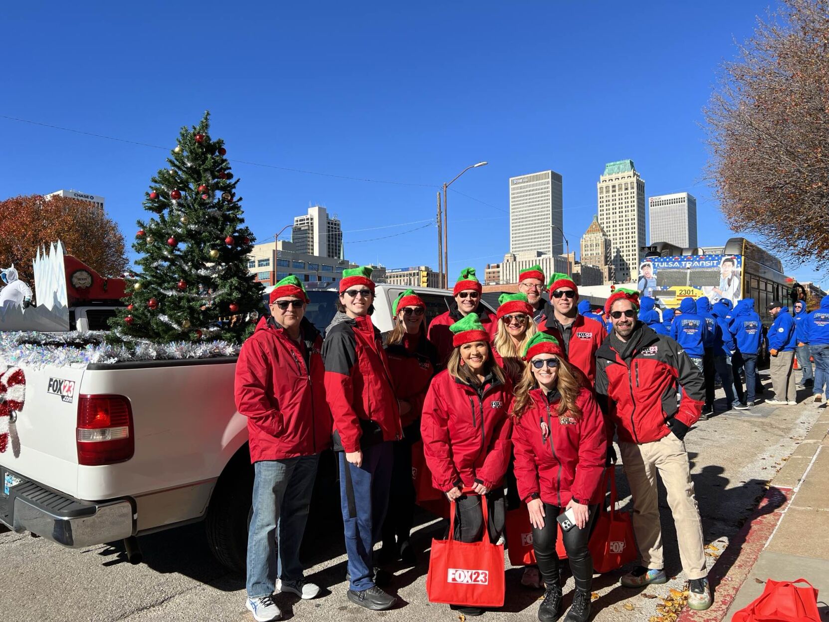 Photos: Thousands Gather In Downtown Tulsa For Tulsa Christmas Parade ...