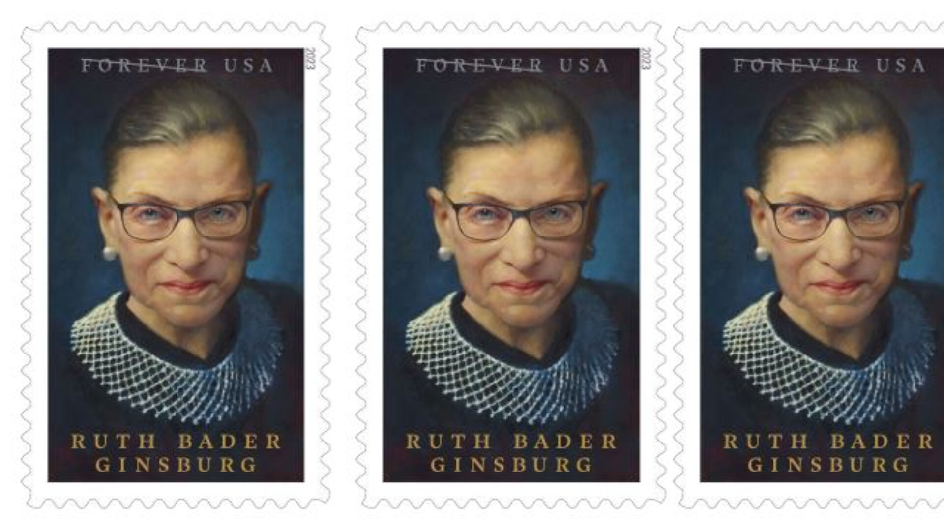 U.S. Postal Service to unveil stamp honoring Ruth Bader Ginsburg