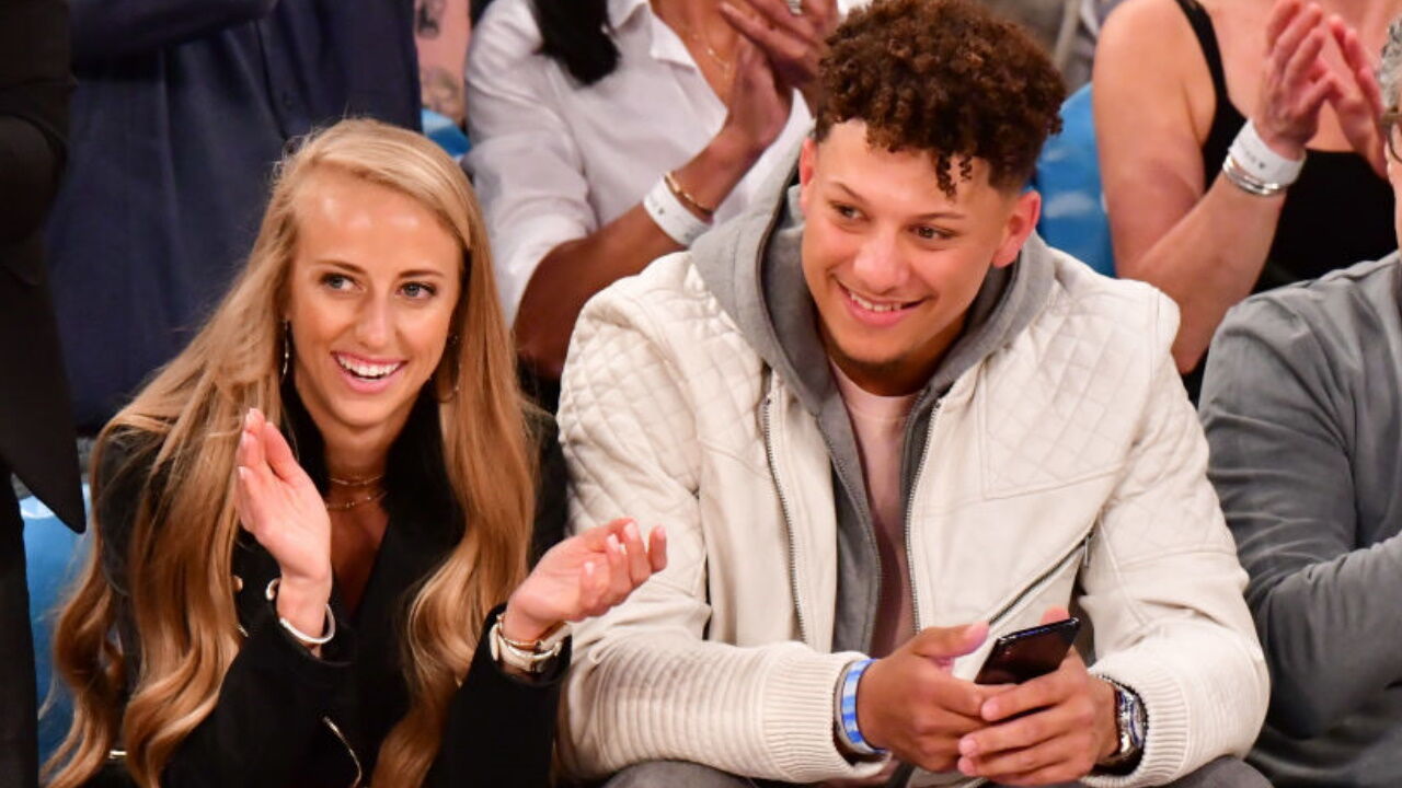 Patrick and Brittany Mahomes Take Daughter Sterling to Royals Game