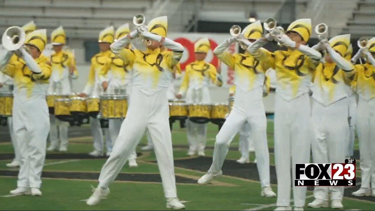 Broken Arrow's colorguard uniforms! The show is called 'Surrender to Hope'  : r/marchingband