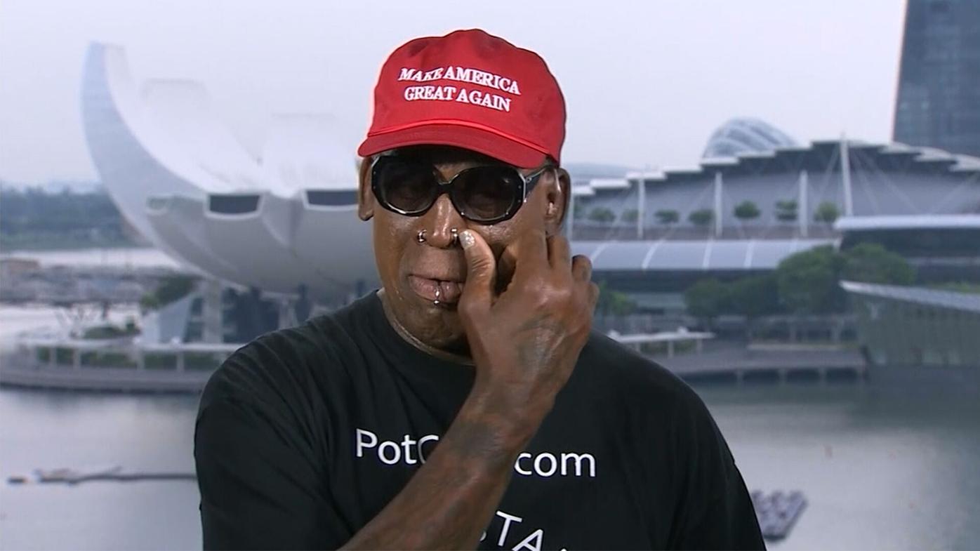Former NBA star Dennis Rodman cries in interview about North Korea summit | Trending | fox23.com