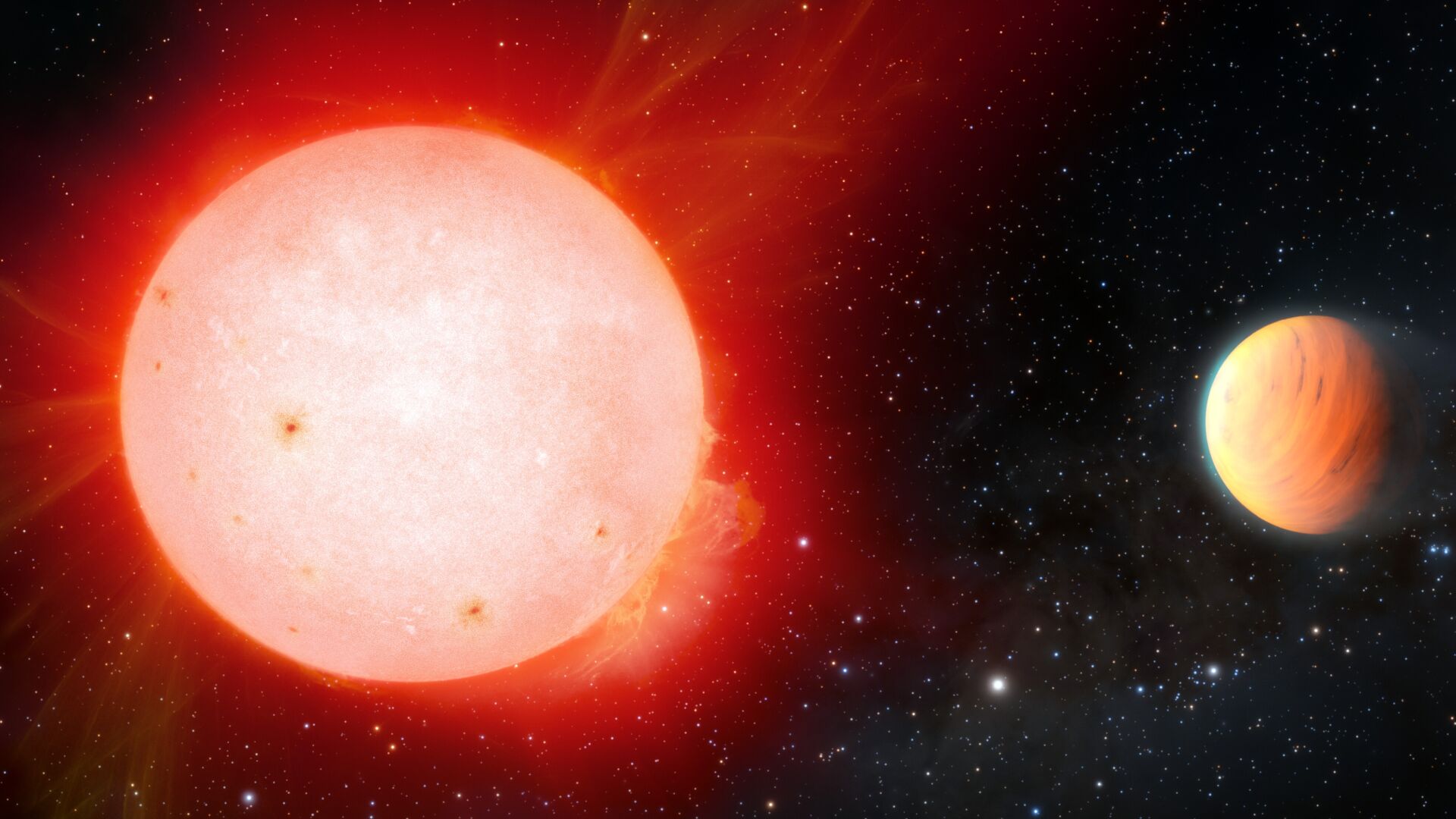 Planet with density of marshmallow discovered orbiting red dwarf Trending fox23