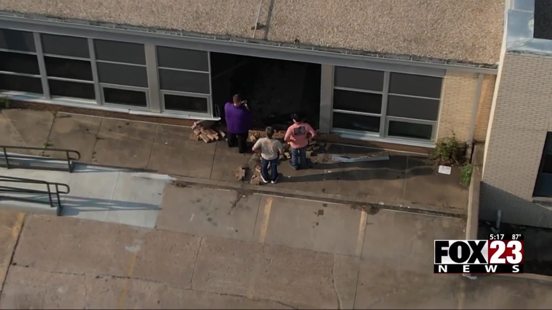 Car Crashes Into Edison Preparatory School In Tulsa News Fox23 Com   647fba3b44b19.image 