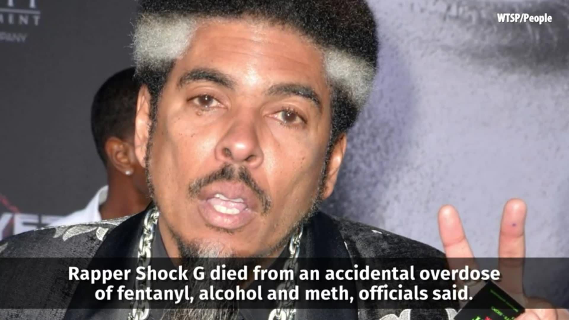 Rapper Shock G died from accidental overdose of drugs, report says