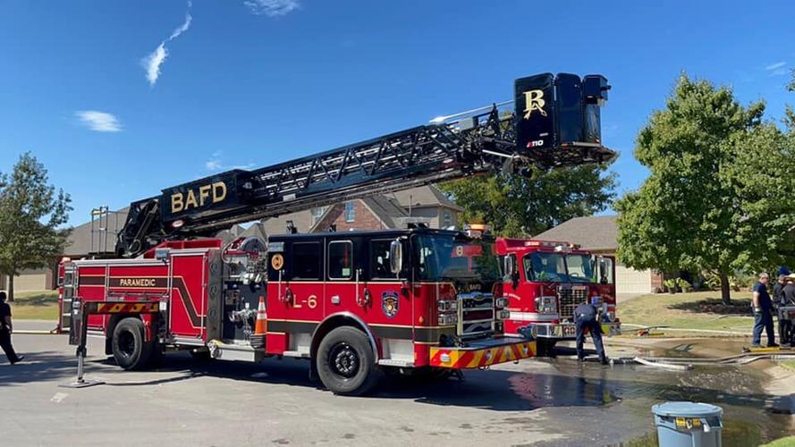 Photos Crews respond to massive house fire in Broken Arrow
