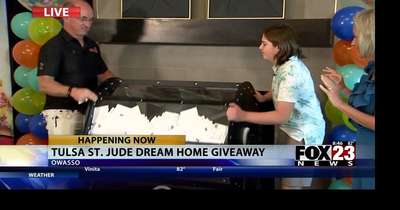 Video Levi draws for the winner of the 2024 Tulsa St. Jude Dream Home