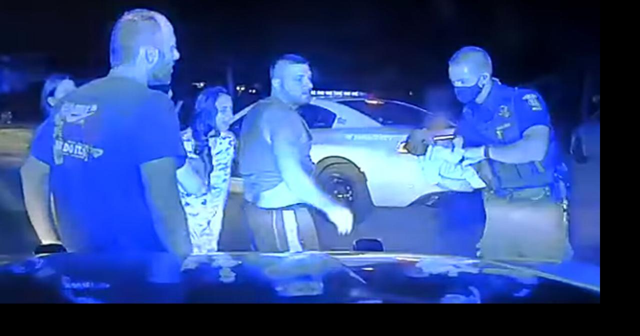 WATCH Michigan police officer saves life of choking 3weekold baby