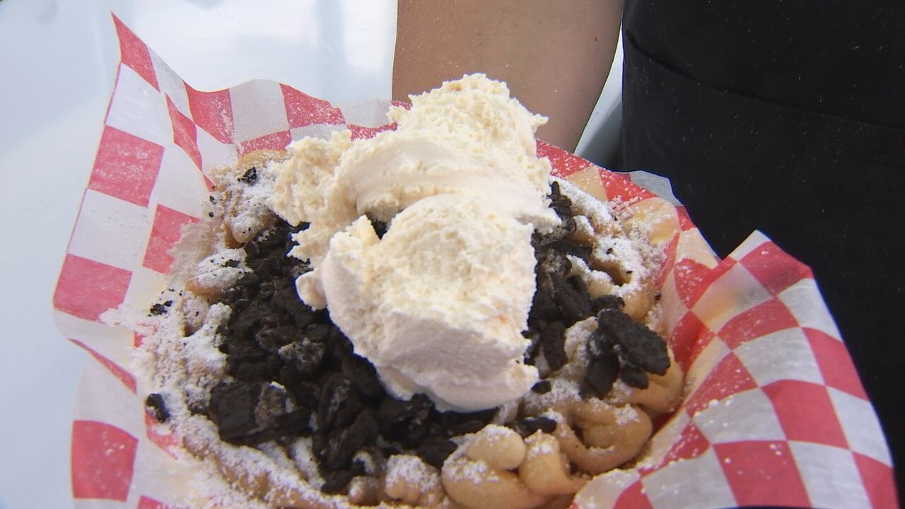Mexican Funnel Cake at the O.C. Fair | Fair food recipes, Funnel cake, Food  and drink