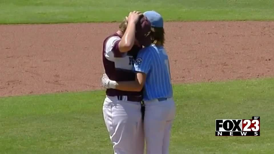 This Little League World Series hug after a batter was hit in the head is  perfect sportsmanship 