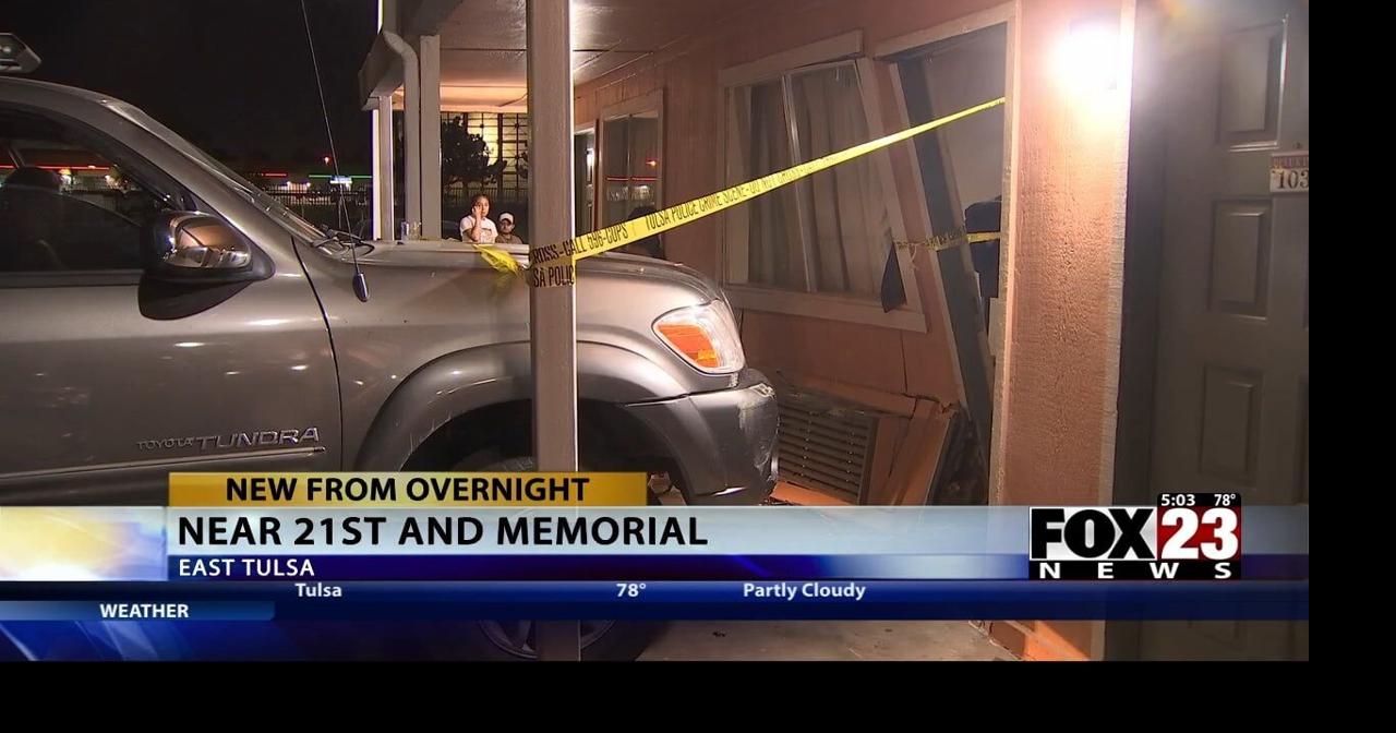 Video Man crashes into hotel room News