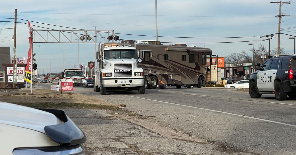 Train hits stalled RV in Claremore | News | fox23.com