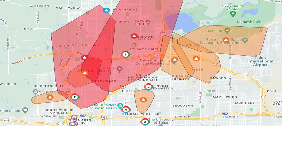 PSO: Thousands of customers without power in north Tulsa due to major outage