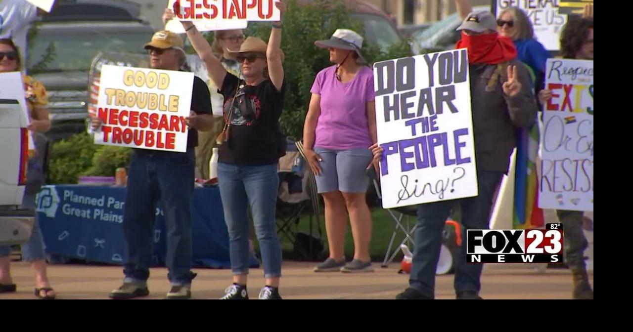 'Good Trouble Lives On' protest held in south Tulsa