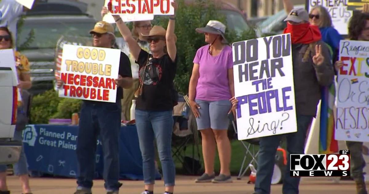 'Good Trouble Lives On' protest held in south Tulsa