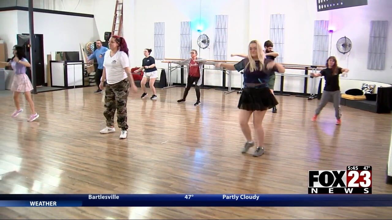 Video: Tulsa woman teaches grown-ups to dance