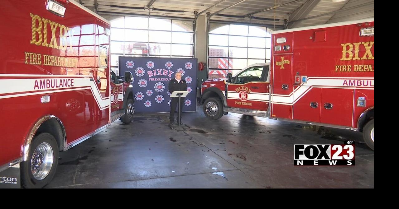 Video Bixby Fire Department holds wash down ceremony for brand new